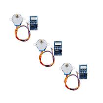Kit 3 Motor De Passo 28BYJ48 com Driver ULN2003 Kit 3 Motor De Passo 28BYJ48 com Driver ULN2003