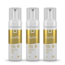 Kit 3 Mousse Pós Depilação Retardante de Pelos Depilflax 150ml