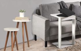 Kit 3 Móvel Pernas Moveis Centro Apoio Braço Sofá Computador