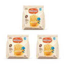 Kit 3 mucilon arroz e aveia sache 360g