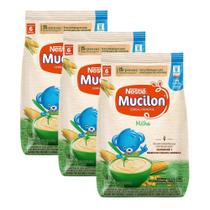 Kit 3 Mucilon Milho Cereal Infantil Sachê 180g Kit 3 Mucilon Milho Cereal Infantil Sachê 180g