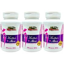 Kit 3 Mulher + Ativa 360 Cápsulas - Rei Terra Kit 3 Mulher + Ativa 360 Cápsulas - Rei Terra