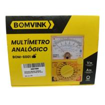 Kit 3 Multímetro Analógico Profissional Portátil Com Bip BOMVINK