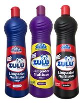 Kit 3 Multiuso Zulu Perfumes Paixao + Lavanda + Tradicional Coala 500ml