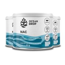 Kit 3 NAC Ocean Drop Vegano 120 Cápsulas
