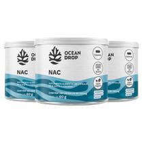 Kit 3 NAC Ocean Drop Vegano 120 Cápsulas