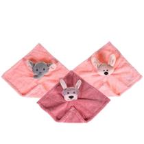 Kit 3 Naninhas Bebê Plush Quentinhas Maternidade Bichinhos