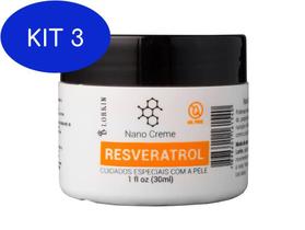 Kit 3 Nano Creme Resveratrol 30Ml