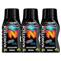 Kit 3 Nanotech 1000 Condicionador De Metais Original Koube 200ml Kit 3 Nanotech 1000 Condicionador De Metais Original Koube 200ml
