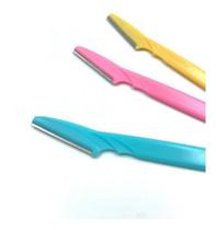 Kit 3 Navalha Para Sobrancelha Colorido