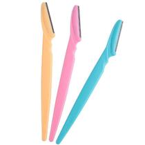 Kit 3 Navalha Para Sobrancelha Colorido Corpo