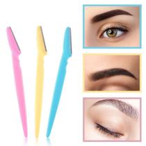 Kit 3 Navalha Sobrancelha Lâmina Aparador Facial Depilação - Navalha para sobrancelhas
