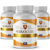 Kit 3 Nervocure Original 60 Cápsulas - Suplemento Diário Kit 3 Nervocure Original 60 Cápsulas - Suplemento Diário