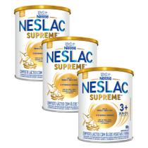 Kit 3 Neslac Supreme Composto Lácteo 800g Kit 3 Neslac Supreme Composto Lácteo 800g