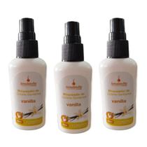 Kit 3 Neutralizador Odor Sanitário Vanilla Perfumado Banheiro Free Coco 60ml Senalândia - Envio Já