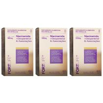 Kit 3 Niacinamida 97% Teor + Dexpantenol + Vit B5 60 Caps Kit 3 Niacinamida 97% Teor + Dexpantenol + Vit B5 60 Caps