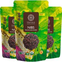Kit 3 Nibs de Cacau Orgânico Mendoá 200g