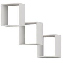 Kit 3 Nichos 30x30x15 - MDF branco - Quarto Sala Cozinha Banheiro - Decoração, livros, decoração