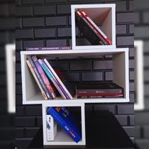 Kit 3 Nichos 50x25cm / 20x20cm / 20x20cm / 20cm Profundidade Decoração Quarto Sala