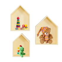 Kit 3 Nichos Casinha Em MDF p, m e g várias Cores