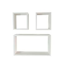 Kit 3 Nichos de Parede Decorativos Branco Herrero