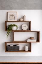 Kit 3 Nichos Decorativos MDF P M G para Organização e Decoração de Ambientes Kit 3 Nichos Decorativos MDF P M G para Organização e Decoração de Ambientes