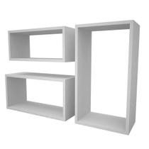 Kit 3 Nichos Retangulares com 3 Tamanhos