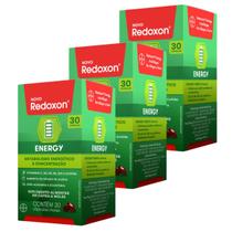 Kit 3 Novo Redoxon Energy 30 Capsulas Com Cafeina Complexo B