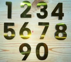 Kit 3 Números Residenciais 16cm 3D para Casa Apartamento e Portas Fachada com Letras Decorativas 6