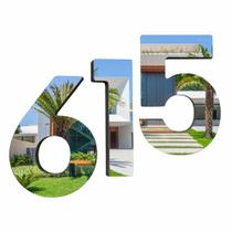 Kit 3 Números Residenciais 16cm 3D para Casa Apartamento e Portas Fachada com Letras Decorativas 6 Kit 3 Números Residenciais 16cm 3D para Casa Apartamento e Portas Fachada com Letras Decorativas 6