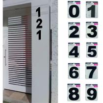 Kit 3 Números Residenciais 20cm Aço Inox Brilhante. Kit 3 Números Residenciais 20cm Aço Inox Brilhante.