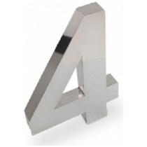 Kit 3 Números Residenciais Em Aço Inox 40cm Cor Preto Kit 3 Números Residenciais Em Aço Inox 40cm Cor Preto