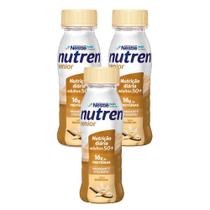 Kit 3 Nutren Senior Complemento Alimentar Baunilha 200ml