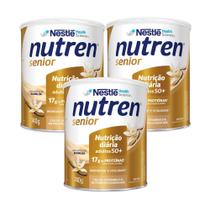 Kit 3 Nutren Senior Complemento Alimentar Baunilha 740g Kit 3 Nutren Senior Complemento Alimentar Baunilha 740g
