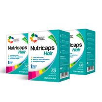 Kit 3 Nutricaps Hair Cabelos E Unhas 60 Capsulas Maxinutri