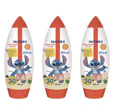 Kit 3 Nutriex Protetor Solar Infantil Stitch Fps 30 100ml.