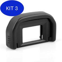 Kit 3 Ocular Eyecup Canon Eb 5D Mark Ii 60D 50D 40D 30D 20D