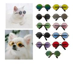 Kit 3 Óculos Sol Pet para Gatos Cachorros Cães de Pequeno Porte - Kit Sortido Diversas Cores Kit 3 Óculos Sol Pet para Gatos Cachorros Cães de Pequeno Porte - Kit Sortido Diversas Cores