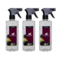 Kit 3 Odorizador de Tecidos e Ambientes Ameixa Negra 500ml
