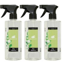 Kit 3 Odorizador de Tecidos e Ambientes Chá Branco 500ml