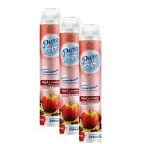 Kit 3 Odorizador Puro Ar 250ml Dom Line - Maçã e Canela