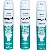 Kit 3 Odorizador Sanitario Antiodor Kelldrin Block Nº2 100ml