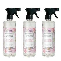 Kit 3 Odorizadores De Tecido E Roupas 500ml Aroma Tropical Kit 3 Odorizadores De Tecido E Roupas 500ml Aroma Tropical