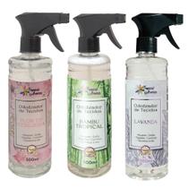 Kit 3 Odorizadores De Tecido E Roupas 500ml Aroma Tropical Kit 3 Odorizadores De Tecido E Roupas 500ml Aroma Tropical