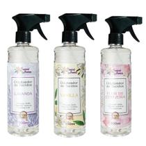 Kit 3 Odorizadores De Tecido E Roupas 500ml Aroma Tropical Kit 3 Odorizadores De Tecido E Roupas 500ml Aroma Tropical