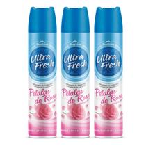 Kit 3 Odorizadores Ultra Fresh Spray Dom Line 400ml Baston -