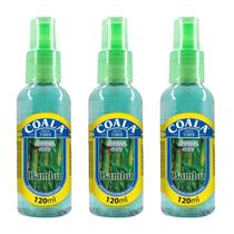 Kit 3 Odorizante de Ambiente em Spray Coala Bambu 120ml