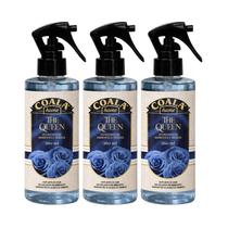 Kit 3 Odorizantes Coala The Queen 260ml Spray Ambiente e Tecidos Perfume Duradouro