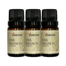 Kit 3 Óleo Aromatizador Difusor Elétrico Essência Chá Branco Kit 3 Óleo Aromatizador Difusor Elétrico Essência Chá Branco