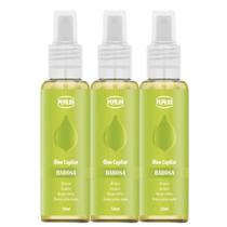 Kit 3 Óleo Capilar Babosa Cabelos Danificados 120Ml -Pepilon